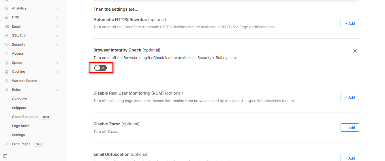 Cloudflare Browser Integrity Check - Как настроить Cloudflare, инструкция, оптимизация работы